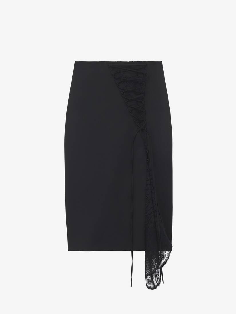 Corset Lacing Panel Pencil Skirt | Alexander McQueen - image 1