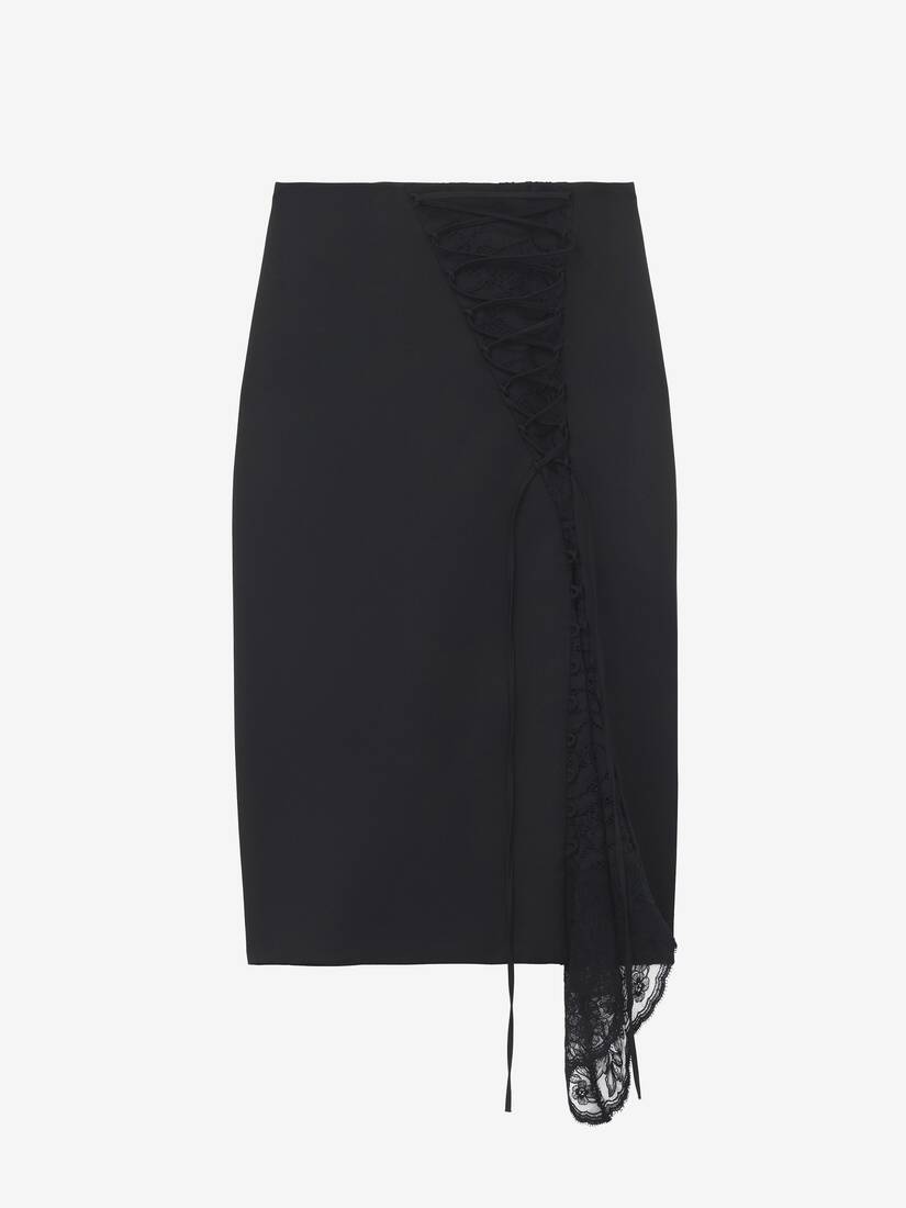 Corset Lacing Panel Pencil Skirt | Alexander McQueen - image 1