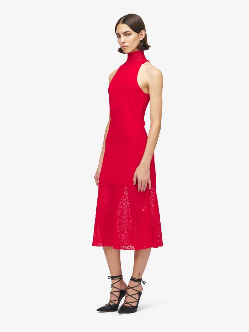 Midikleid aus Spinnenspitze | Alexander McQueen - image 3