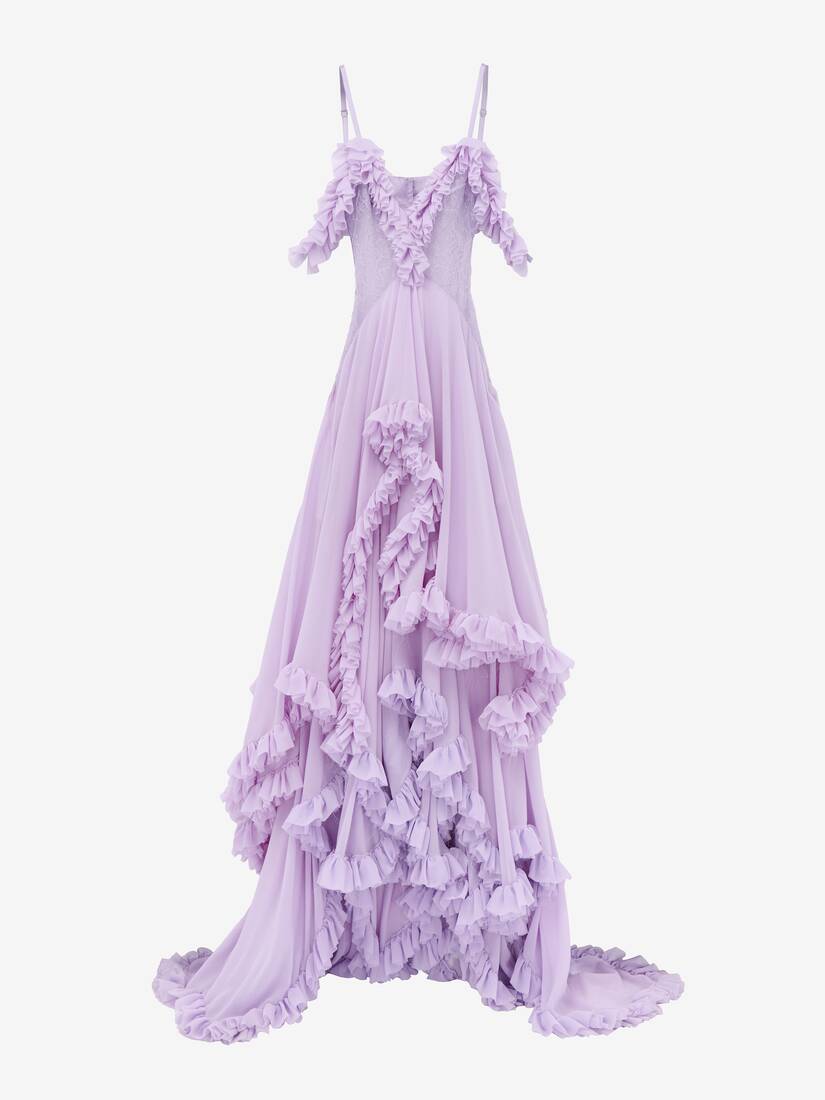 Ruffled Evening Dress | Alexander McQueen - image 1