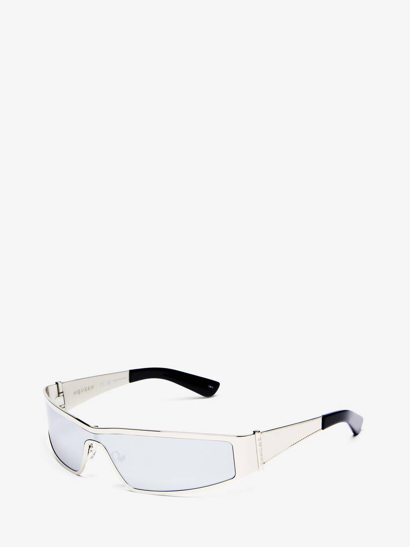 Lunettes De Soleil en Métal Y2K | Alexander McQueen - image 2