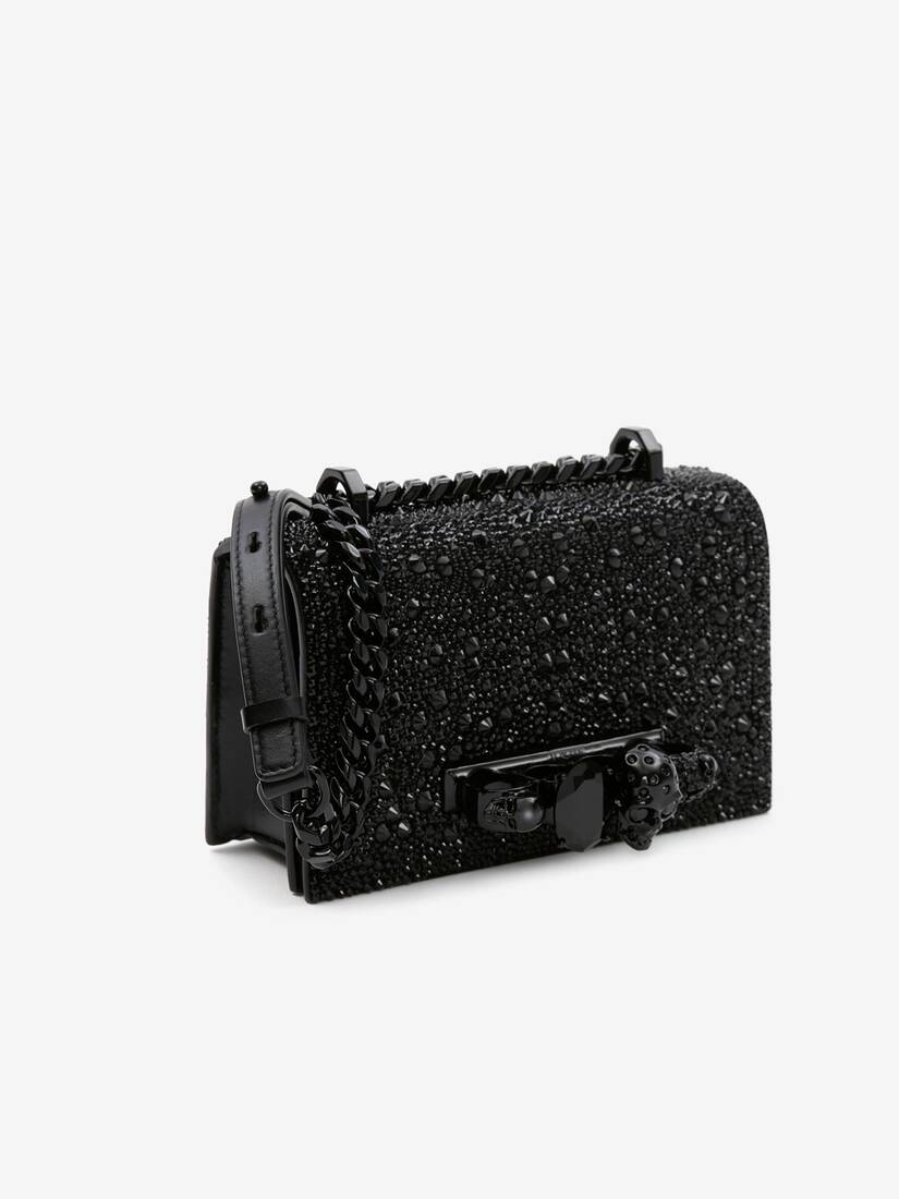 Borsa Jewelled Satchel Mini con cristalli | Alexander McQueen - image 2