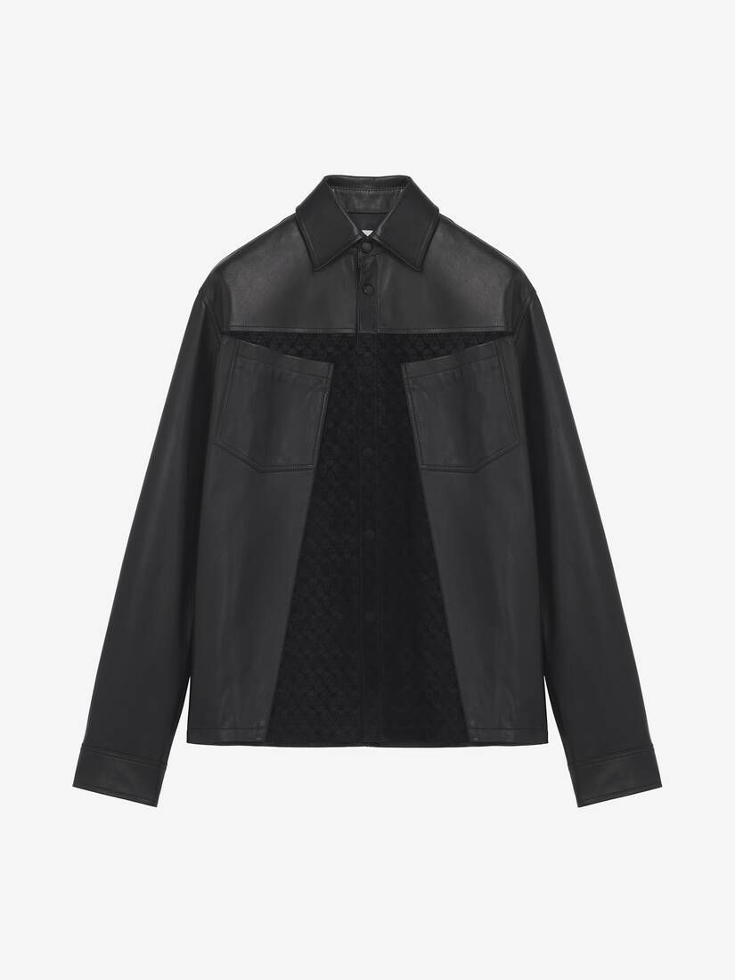 Leather Overshirt | Alexander McQueen - image 1