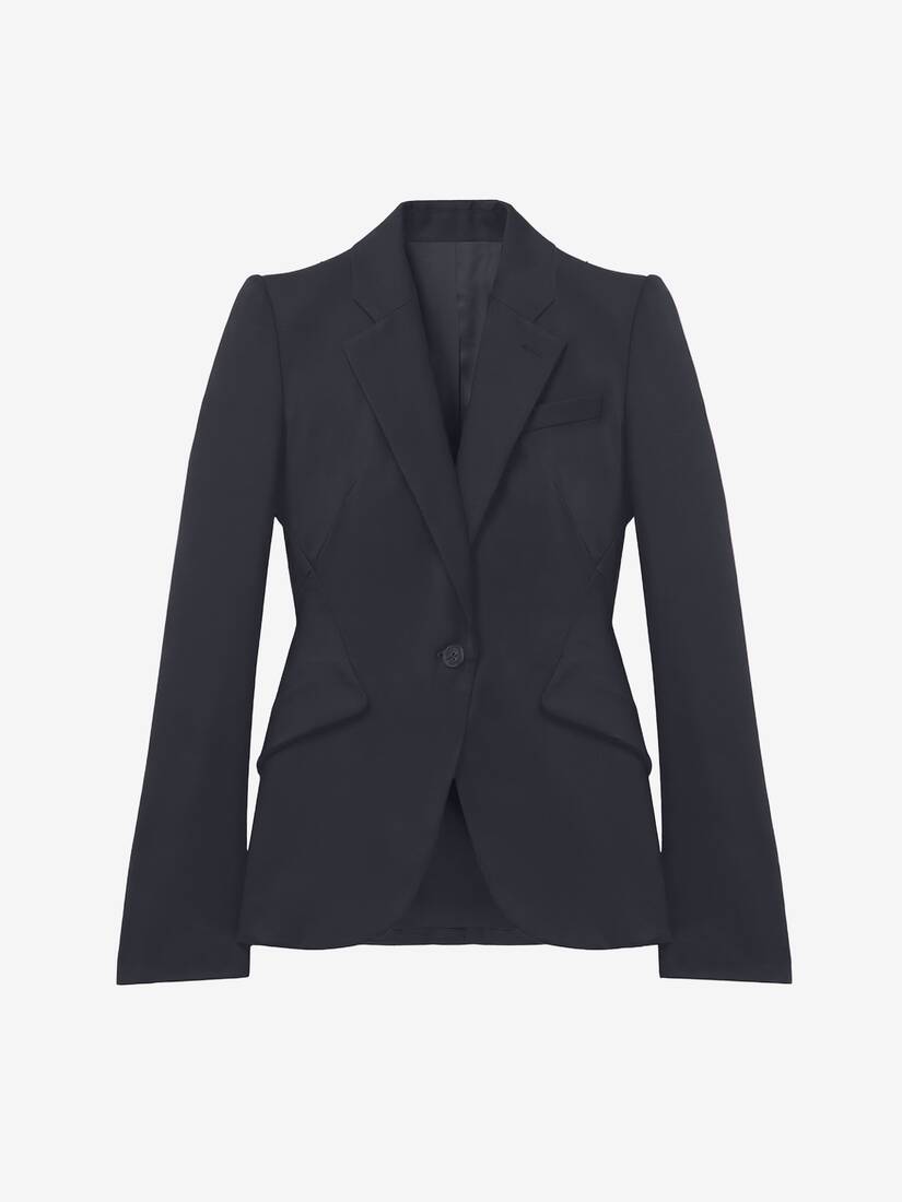 Wool Single-breasted Jacket | Alexander McQueen - image 1