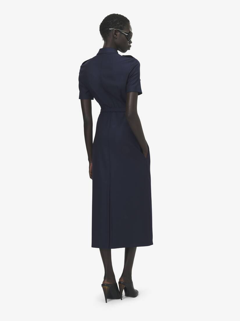 Uniform-Midikleid | Alexander McQueen - image 3