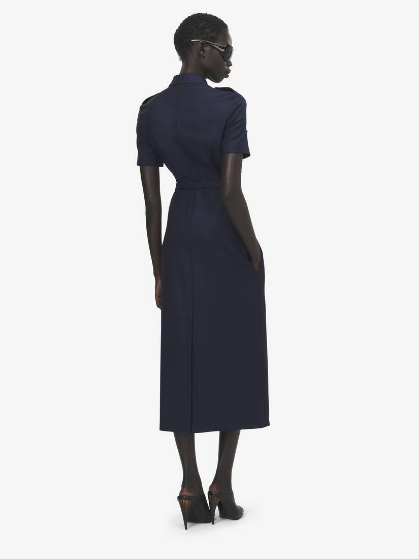 Uniform Midi Dress | Alexander McQueen - image 3