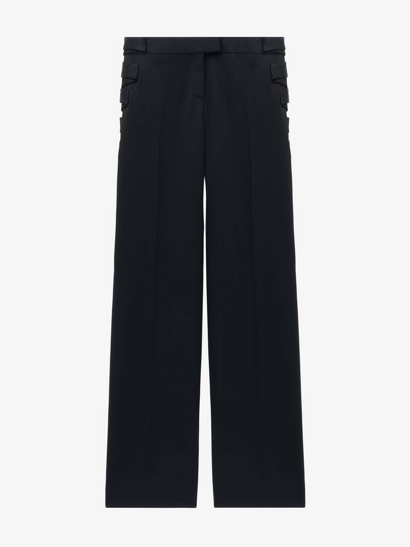 Ribbon Frogging Tailored Trousers | Alexander McQueen - image 1