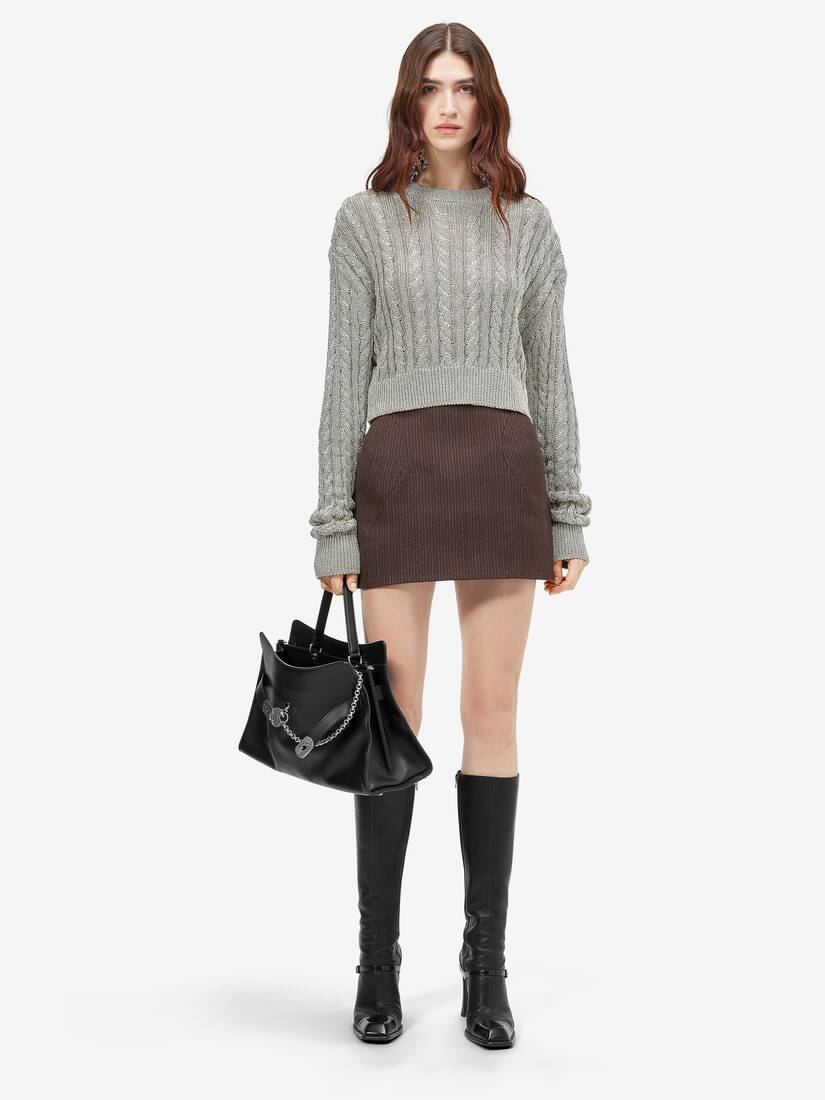 Wool Pinstripe Mini Skirt | Alexander McQueen - image 2