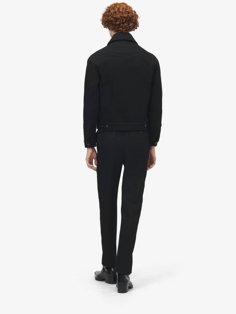 Veste en denim avec détails brandebourgs | Alexander McQueen - image 4