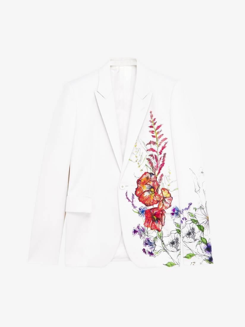 Veste à boutonnage simple Meadow Floral | Alexander McQueen - image 1