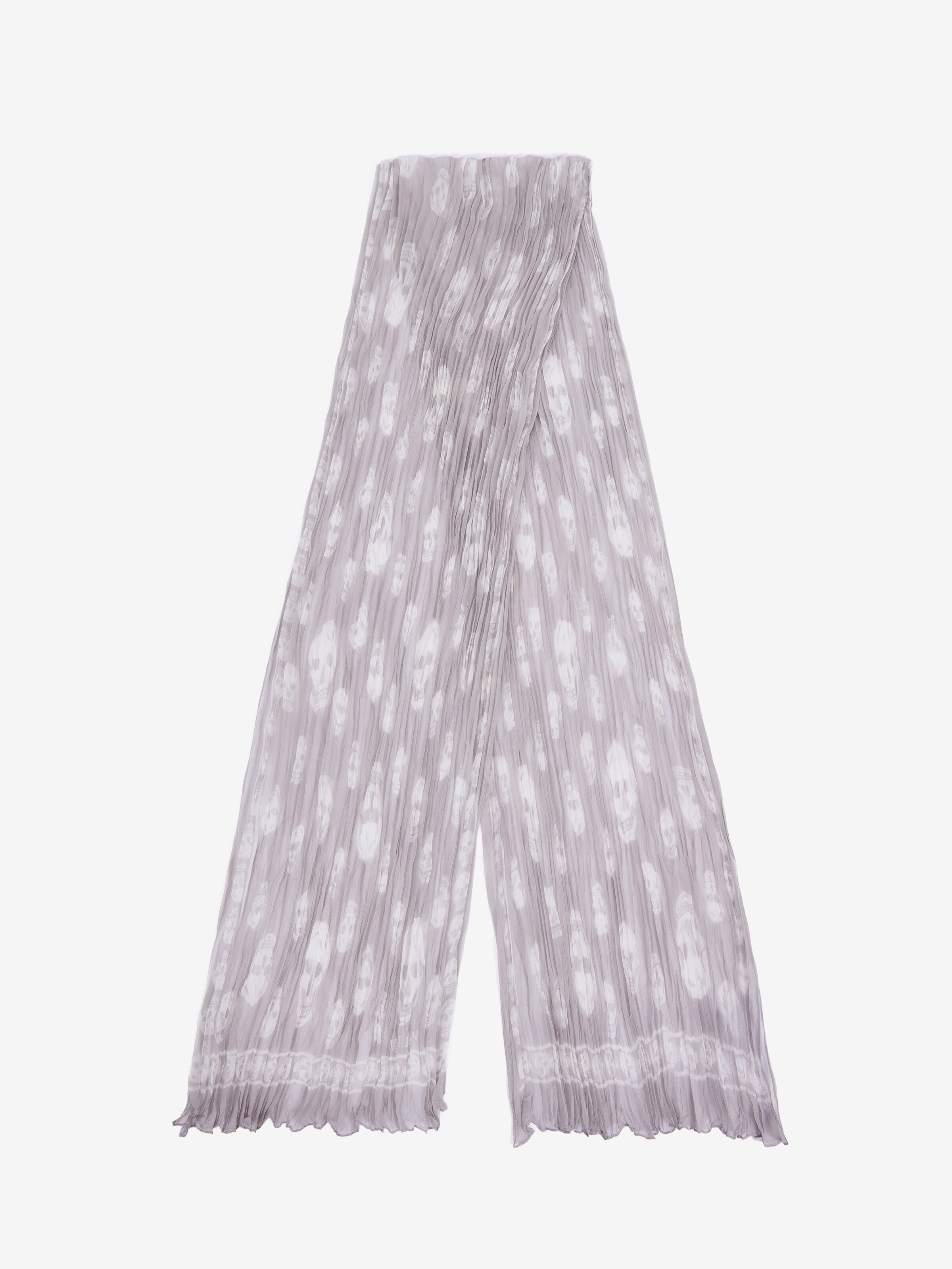 Foulard Skull plissé