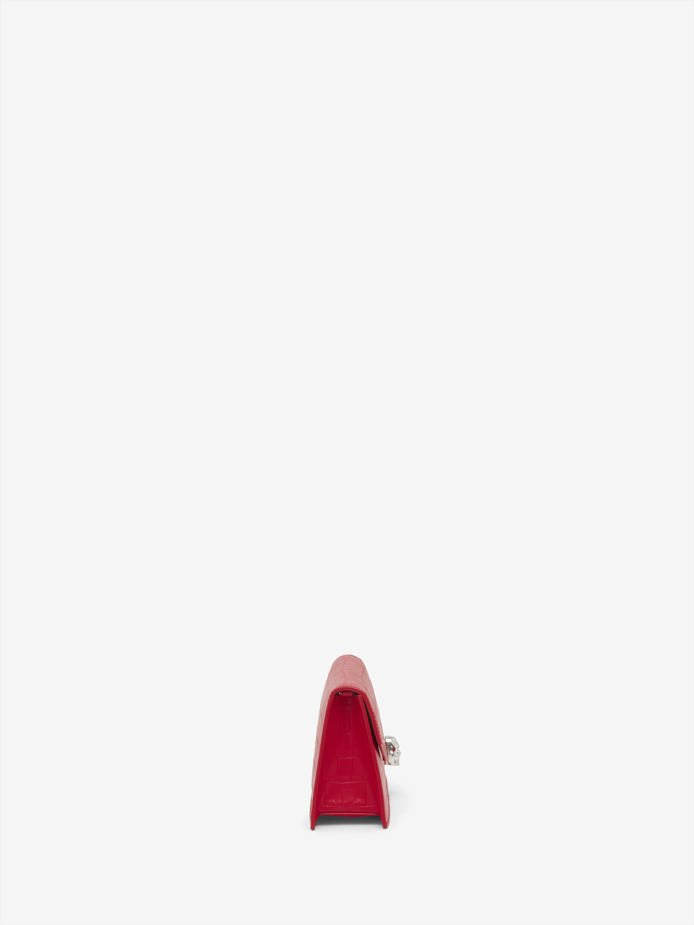 Women's Skull Mini in Red in Calf Leather | Alexander McQueen - image 2