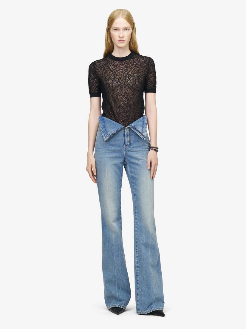 Jeans mit umgeschlagener Taille | Alexander McQueen - image 2