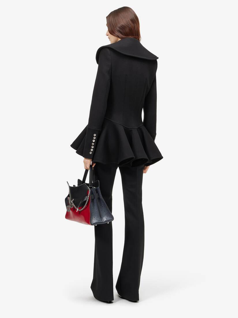 Waterfall Collar Coat | Alexander McQueen - image 4