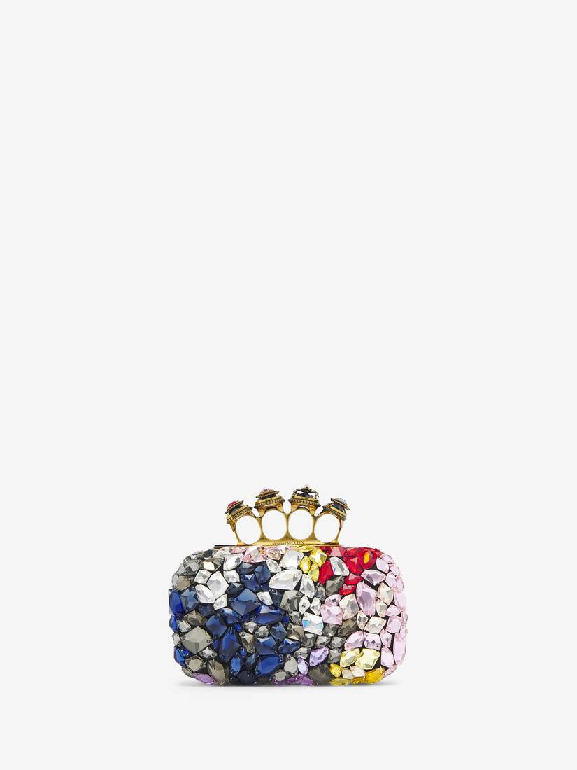 Jewelled Spider Knuckle Clutch