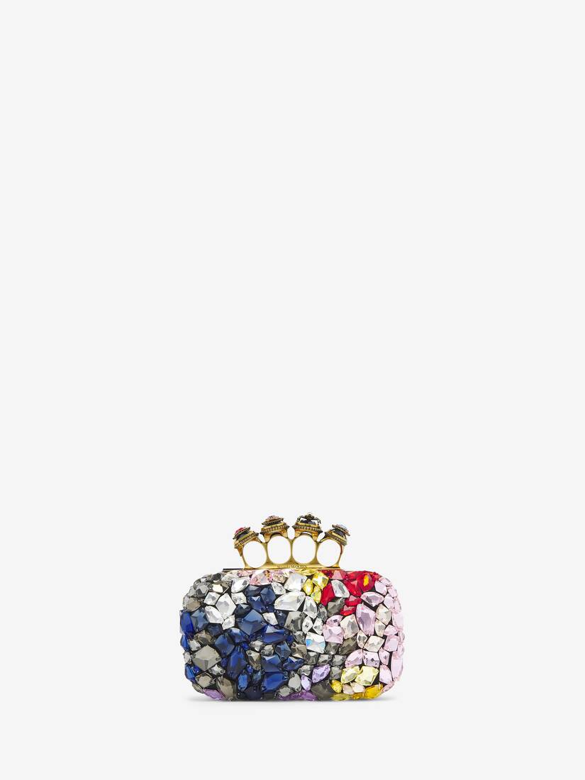 Jewelled Spider Knuckle Clutch
