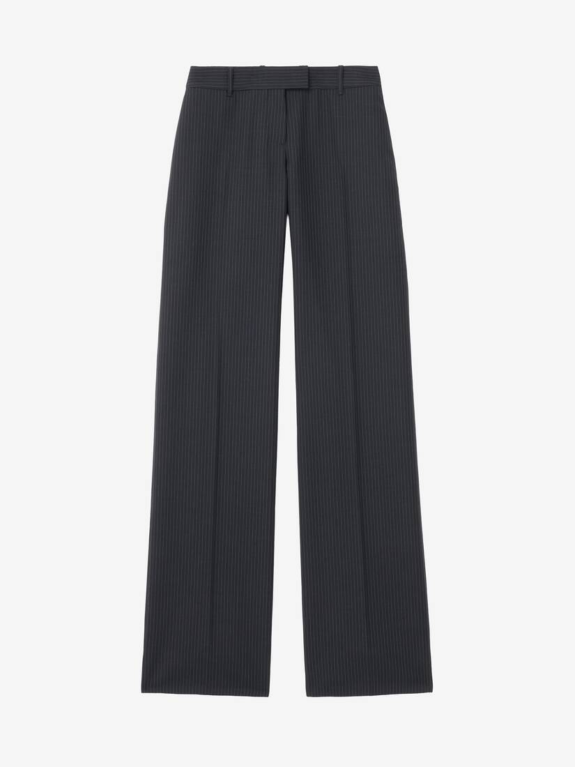 Pinstriped Bumster Trousers | Alexander McQueen - image 1