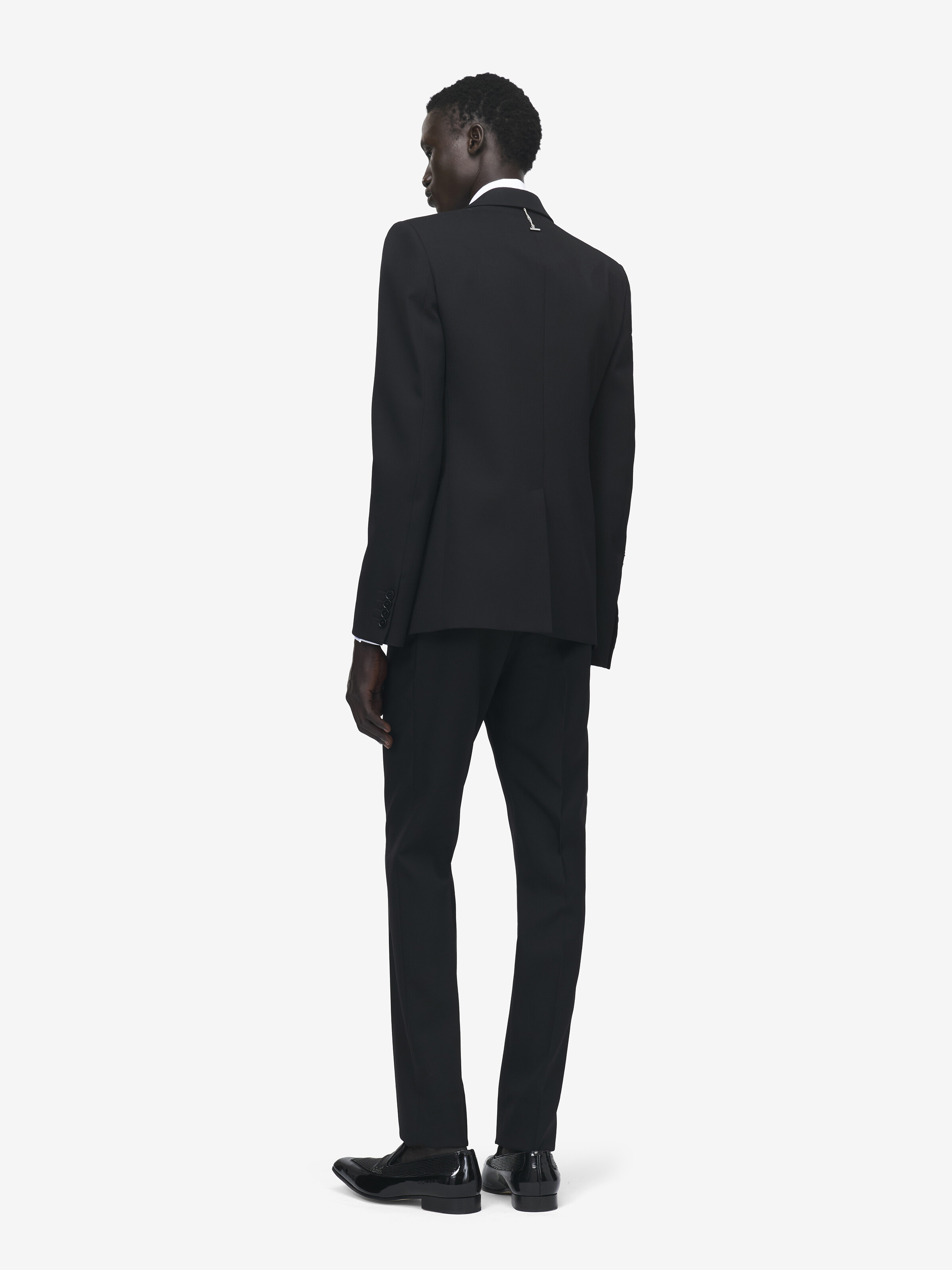 Tartan Embroidery Single-breasted Jacket