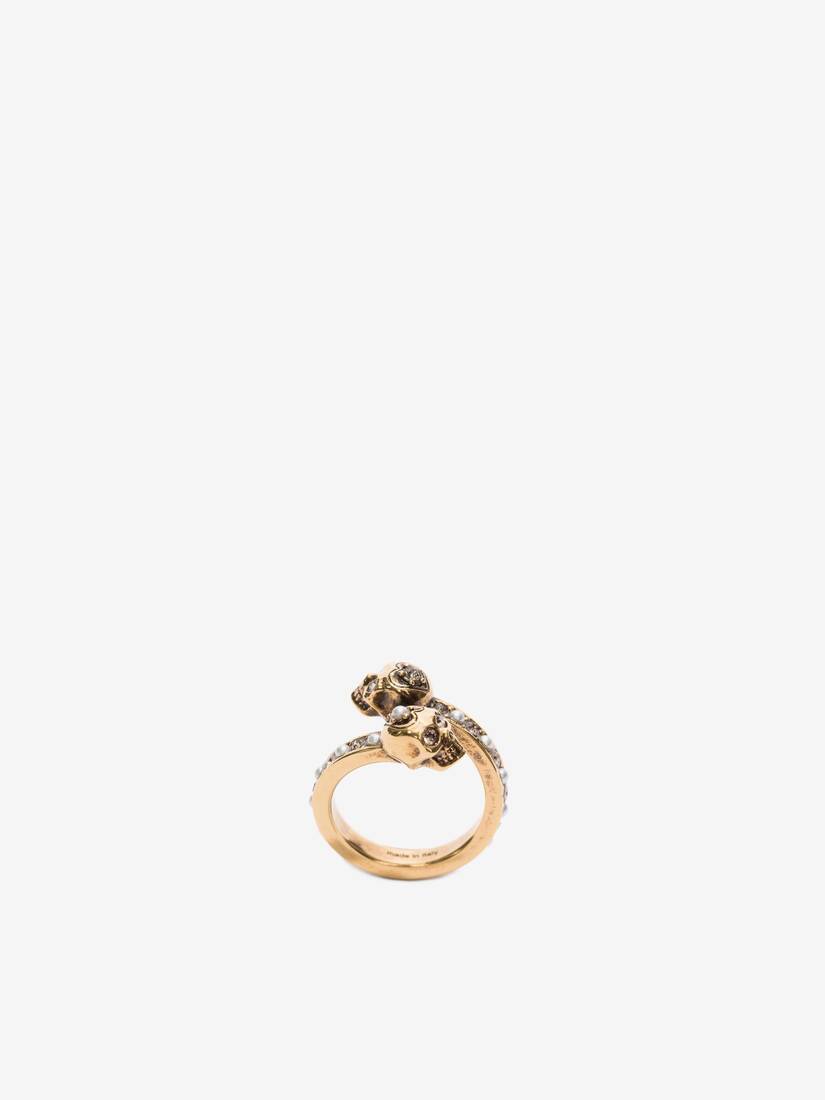 Wrap-Around Skull Ring | Alexander McQueen - image 1