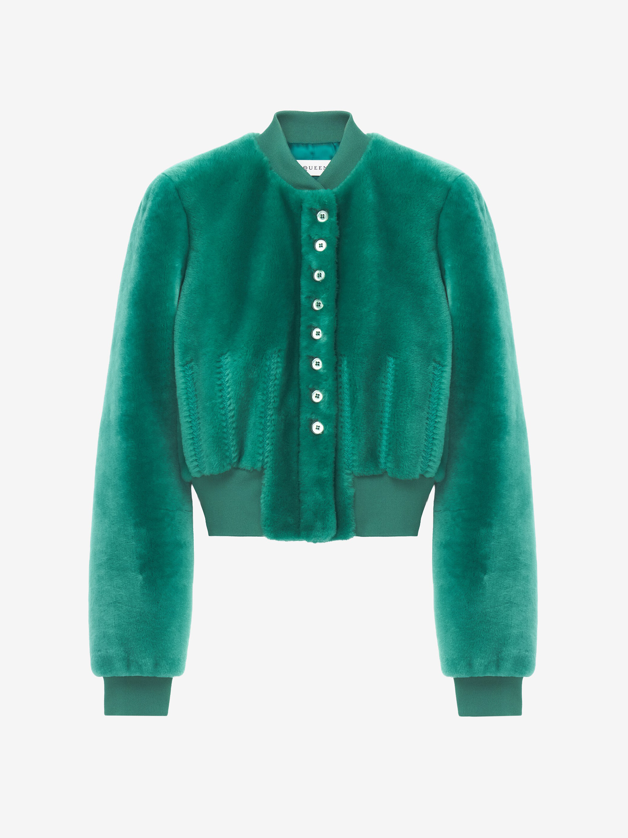 Blouson aviateur en shearling