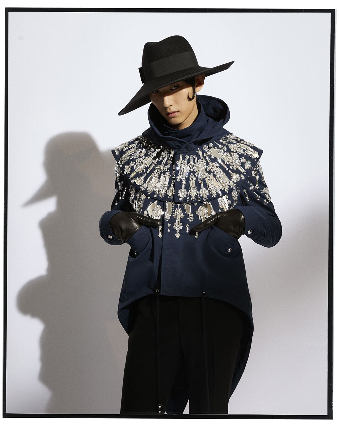 Model photographed by Suffo for McQueen Autumn Winter 2025
