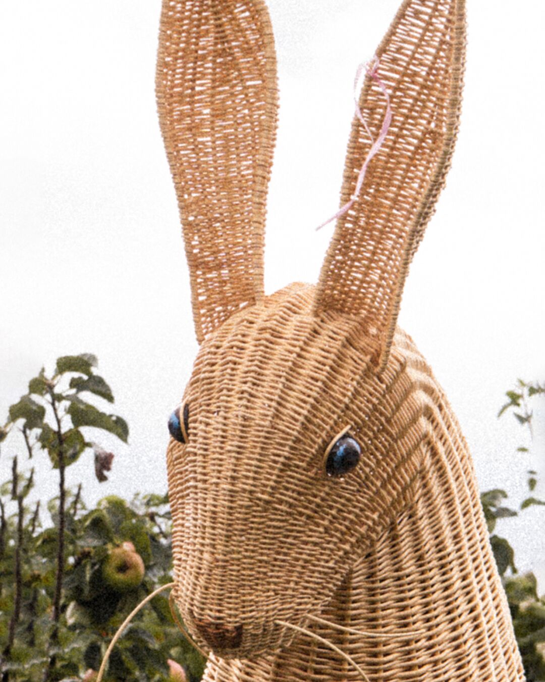 Armagh Rhymers Woven Hare Mask Portrait