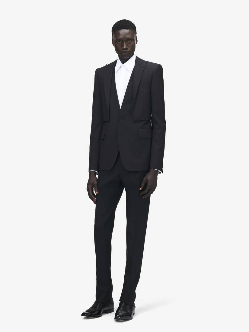 Trompe-l'œil Single-breasted Jacket