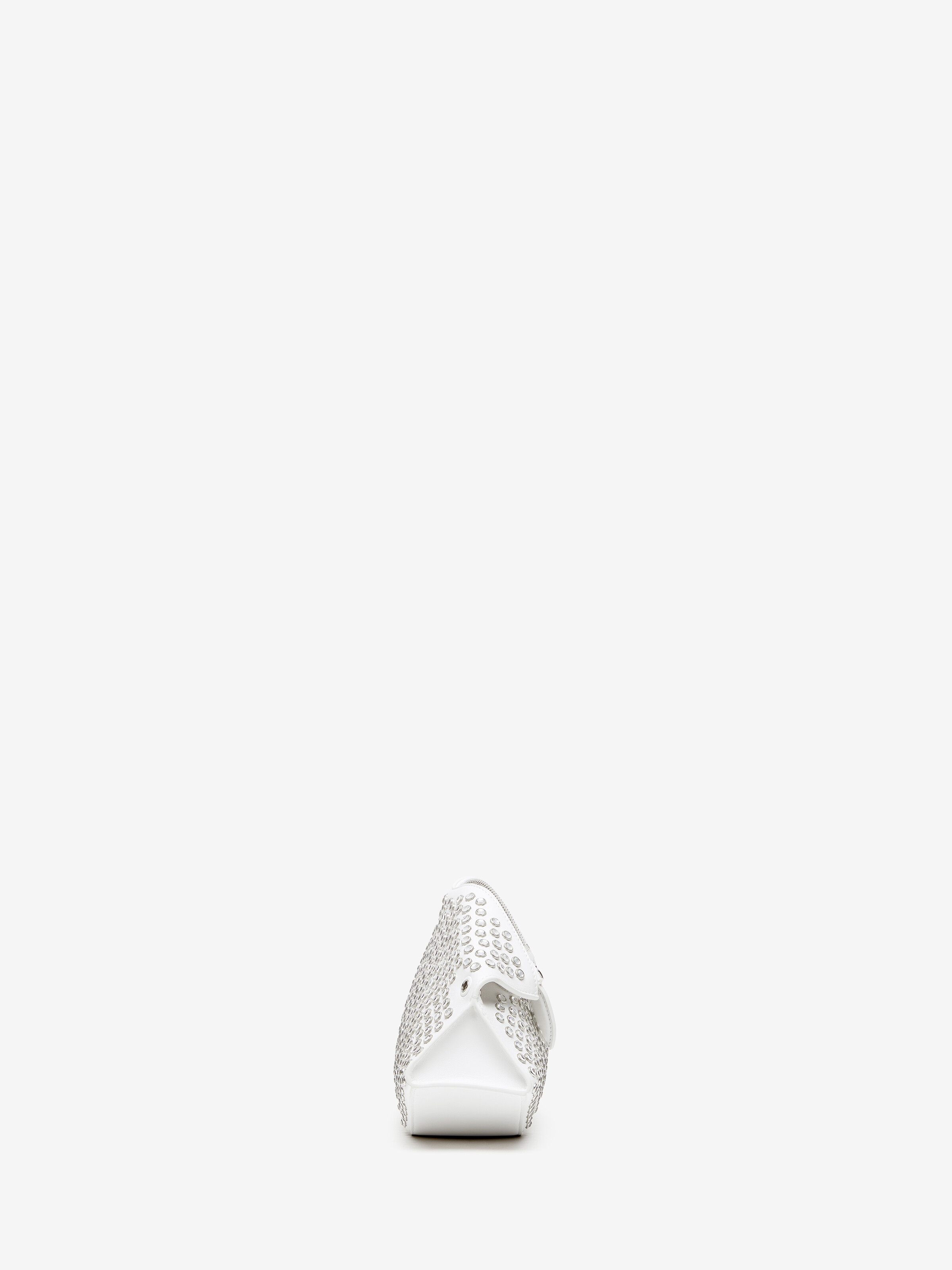 Women's Manta Clutch in White in Calf Leather | Alexander McQueen - image 3