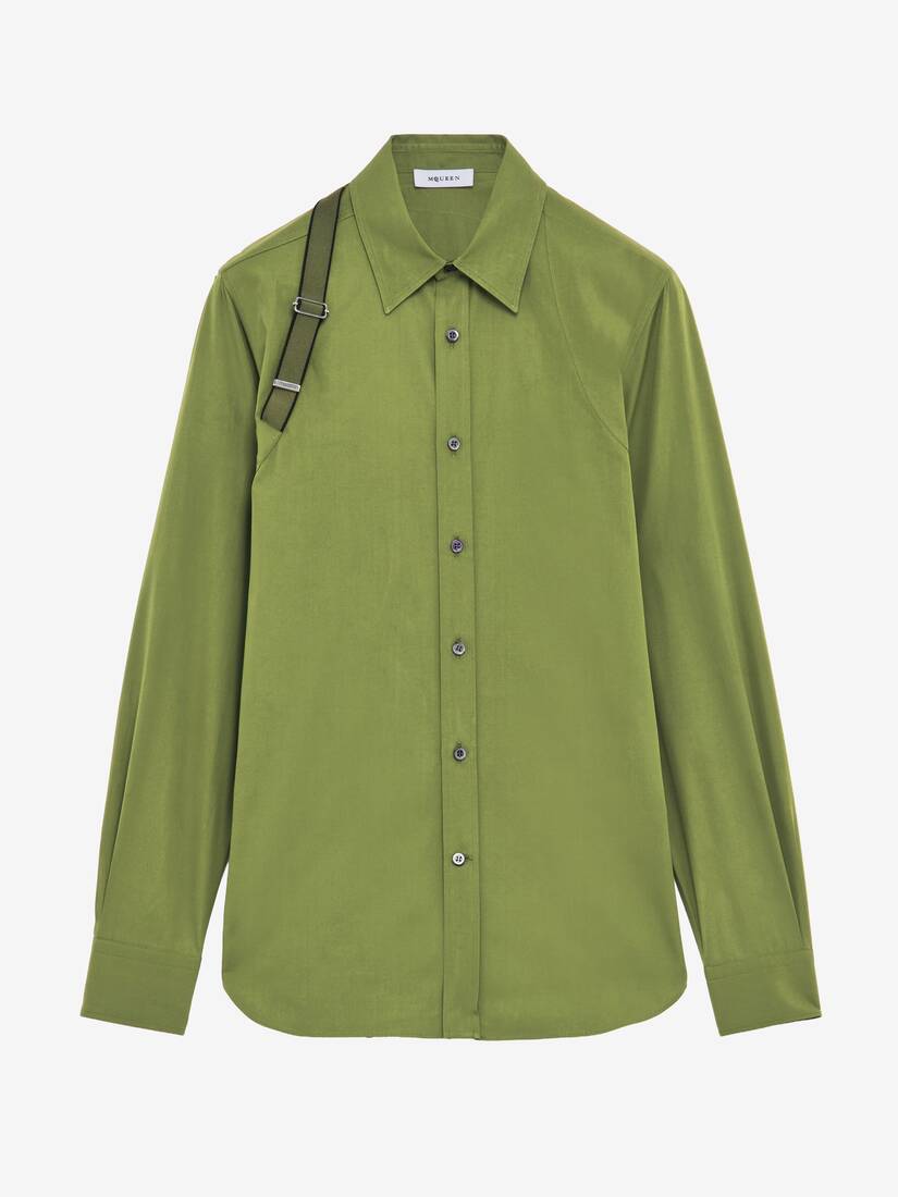 McQueen Logo Harness Shirt | Alexander McQueen - image 1