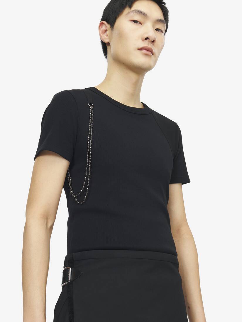 Chain Harness T-shirt | Alexander McQueen - image 5
