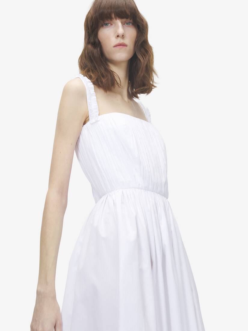 Gathered Midi Dress | Alexander McQueen - image 5