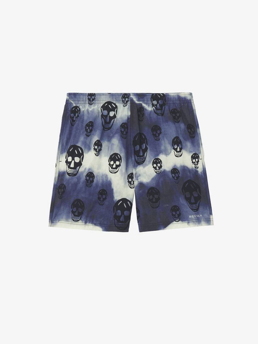 Tie-Dye Skull Swim Shorts | Alexander McQueen - image 1
