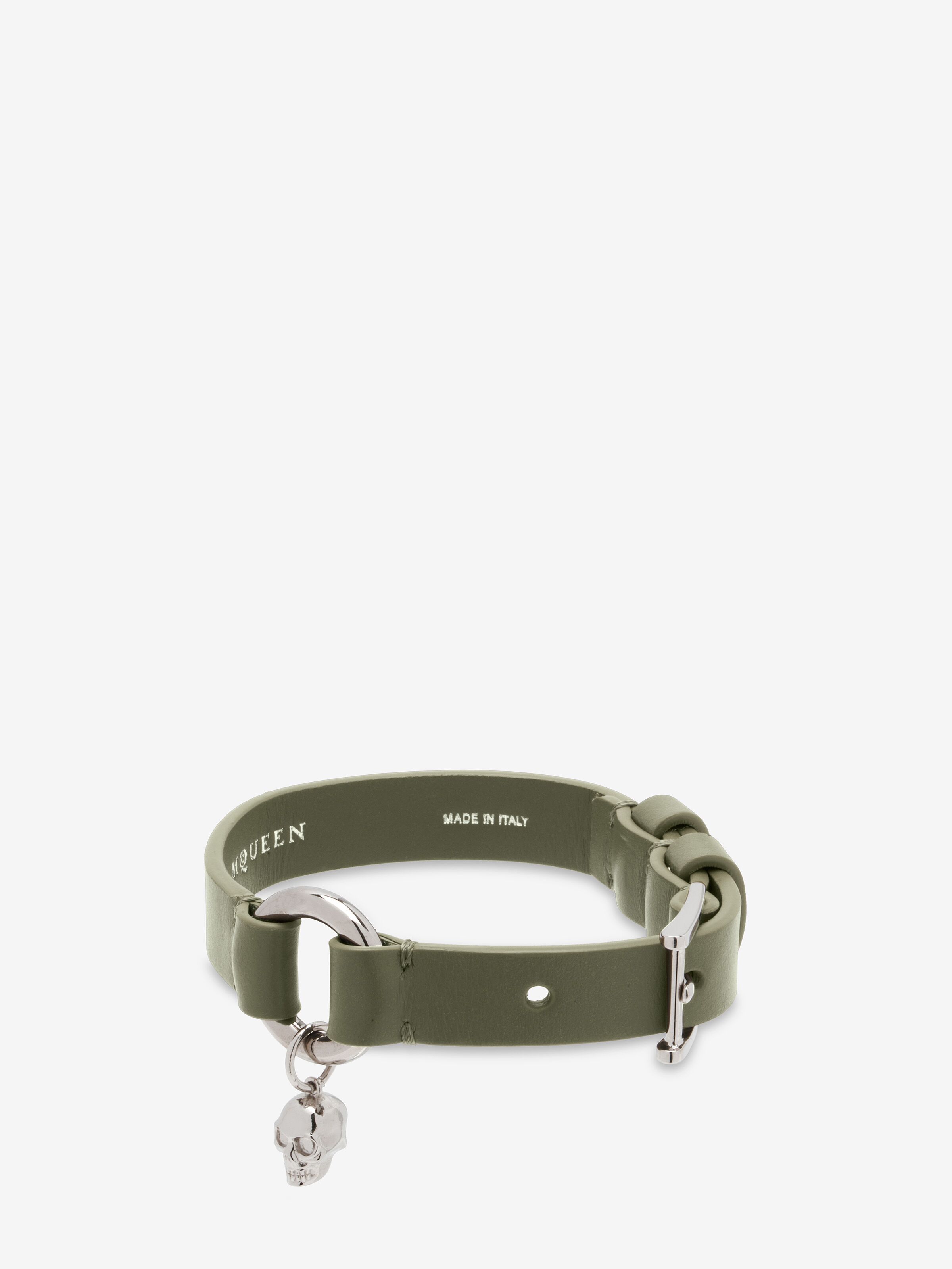 Skull Ring Armband für Herren in Grün in 100% Messing | Alexander McQueen - image 2