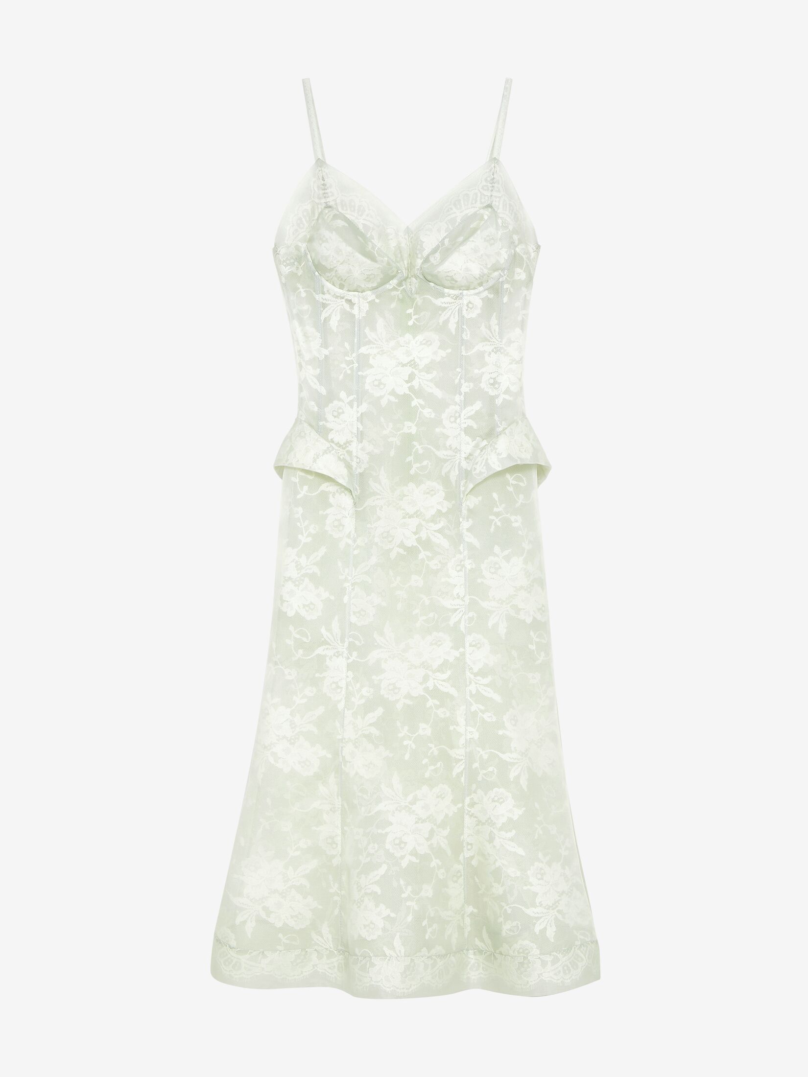 Alexander McQueen lace evening dress