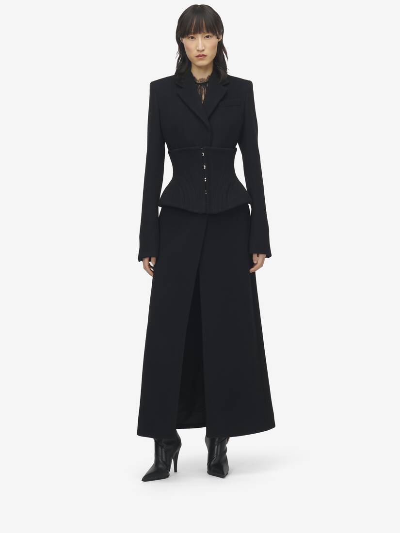 Manteau long en laine et cachemire | Alexander McQueen - image 2