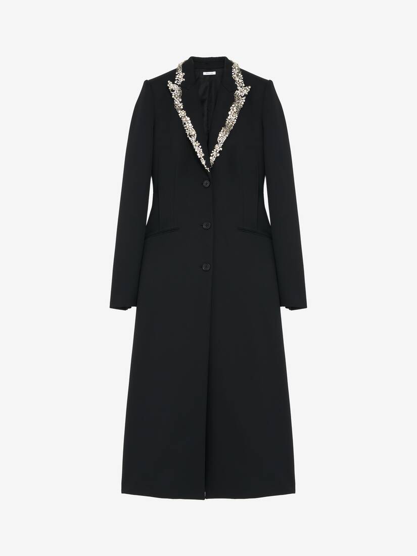 Manteau à Broderie Chain Mail | Alexander McQueen - image 1