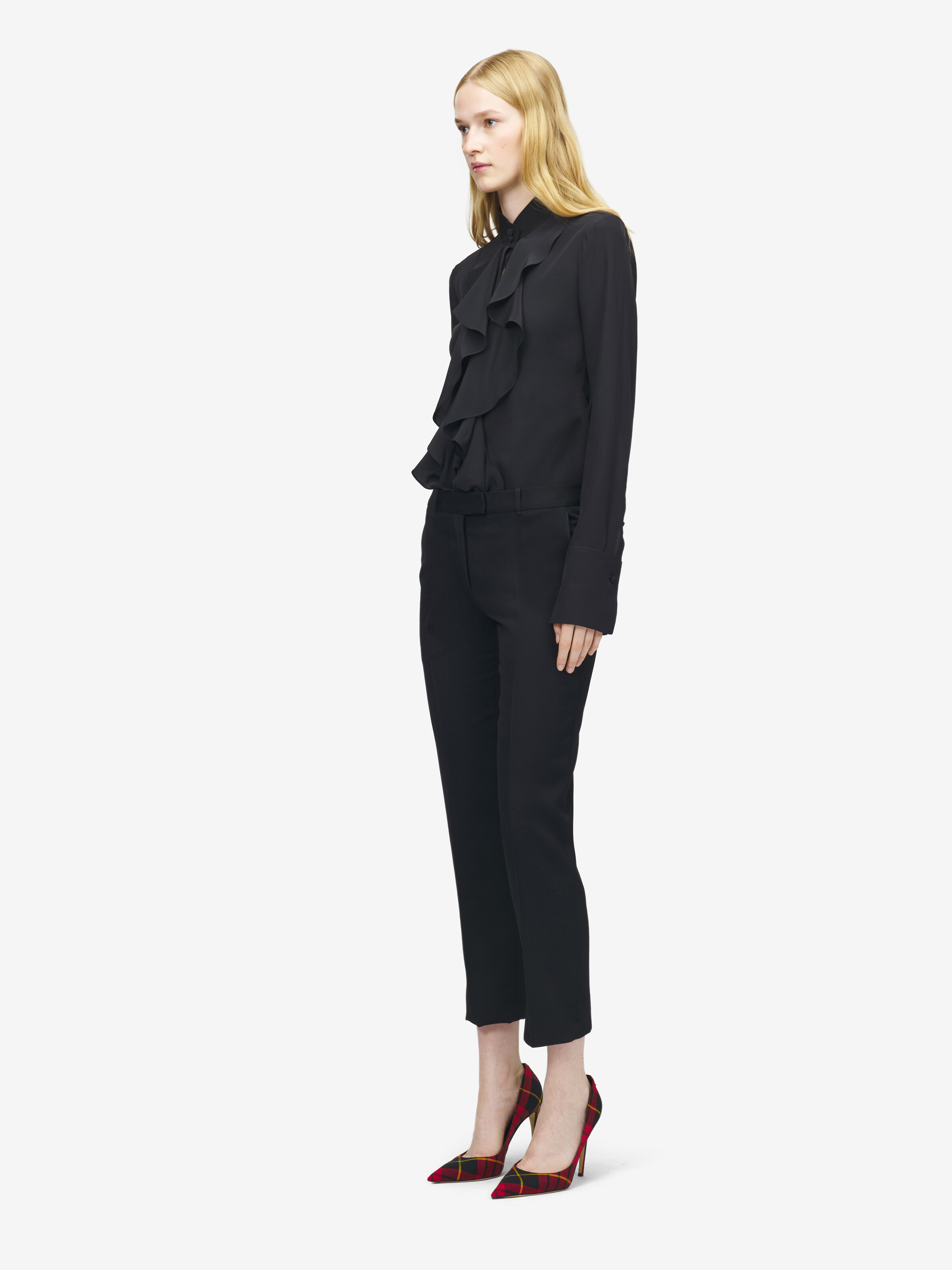 Gekürzte Couture-Hose