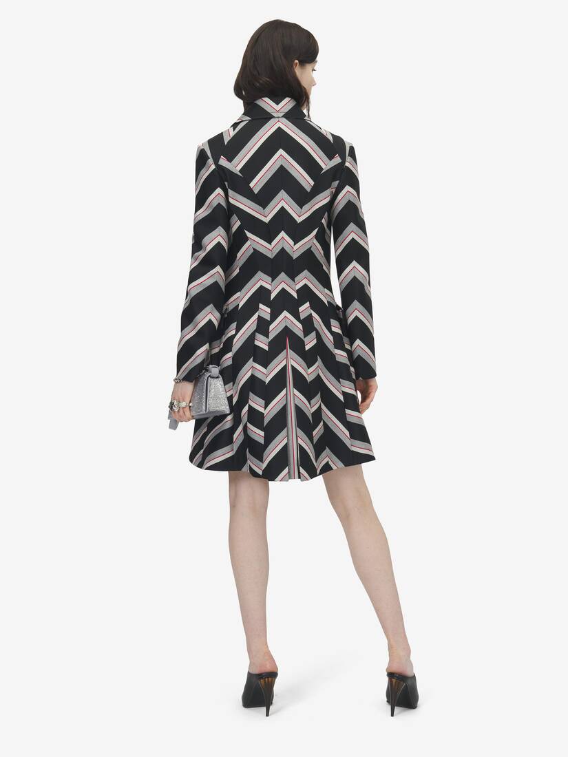 Chevron Stripe Coat | Alexander McQueen - image 4