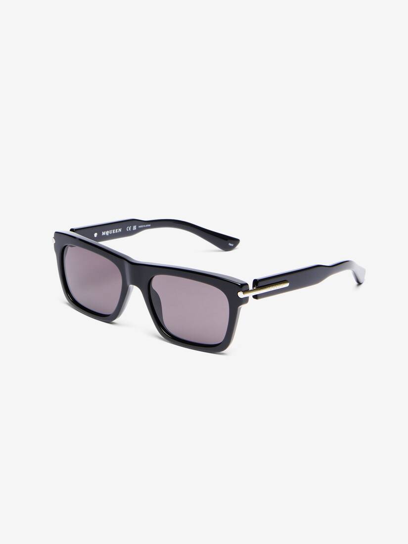 City T-Bar Rectangular Sunglasses | Alexander McQueen - image 3