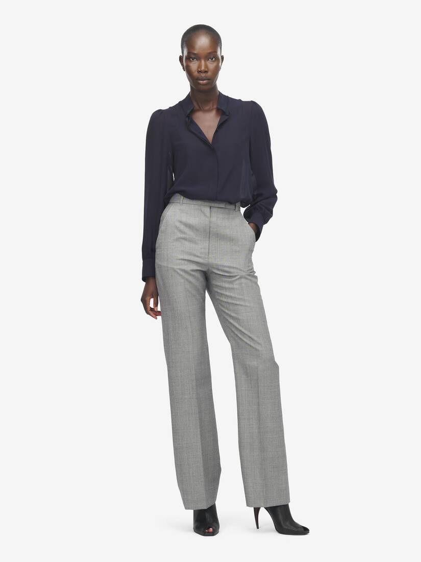 Wishbone Silk Shirt | Alexander McQueen - image 2