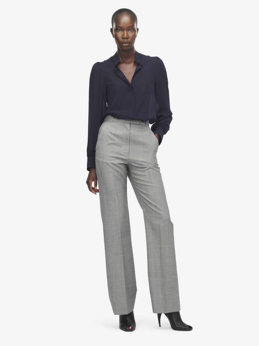Wishbone Silk Shirt | Alexander McQueen - image 2