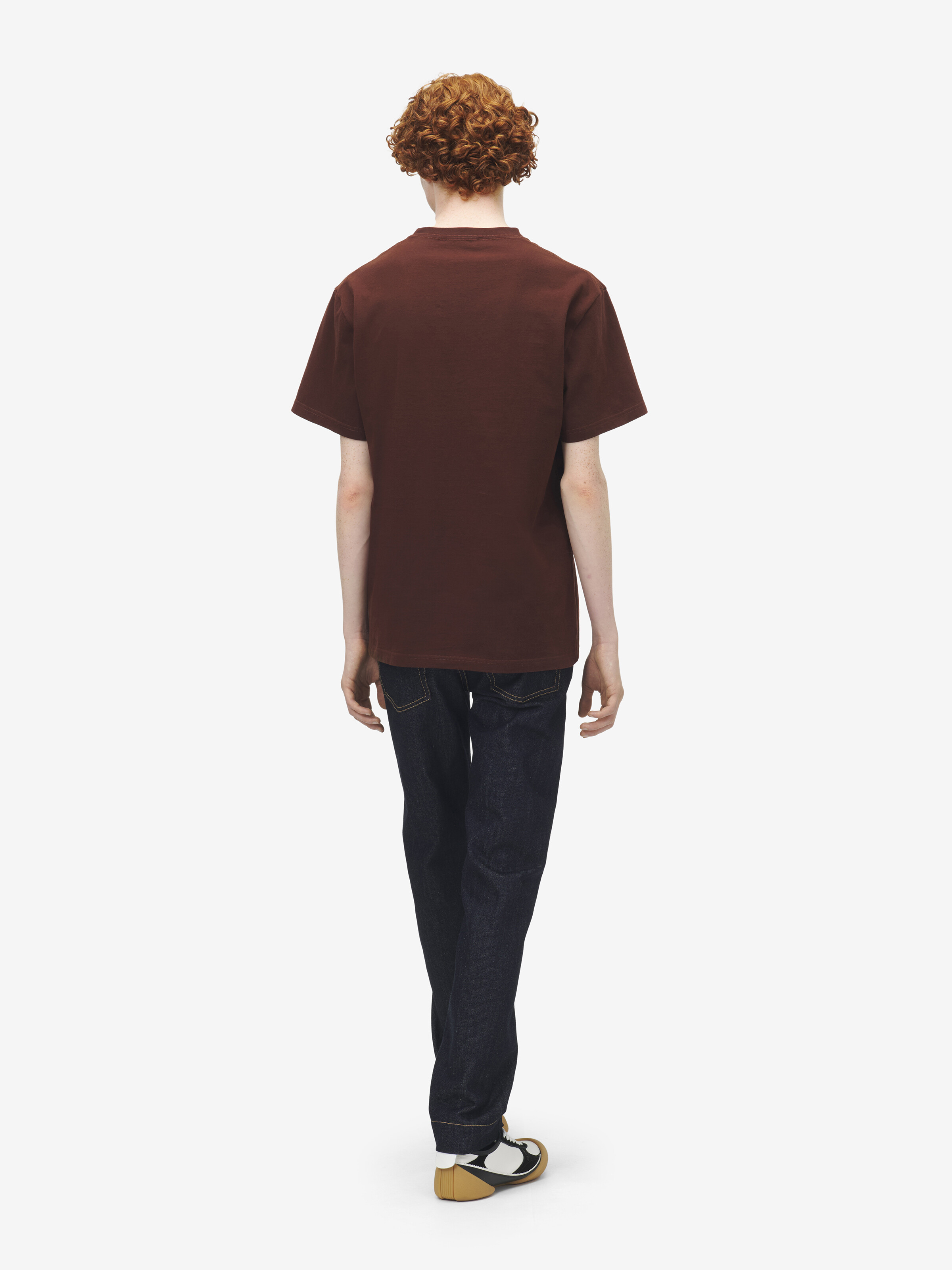 T-shirt à logo McQueen floqué pour Homme en Rouge Intense in 100% Coton | Alexander McQueen - image 5