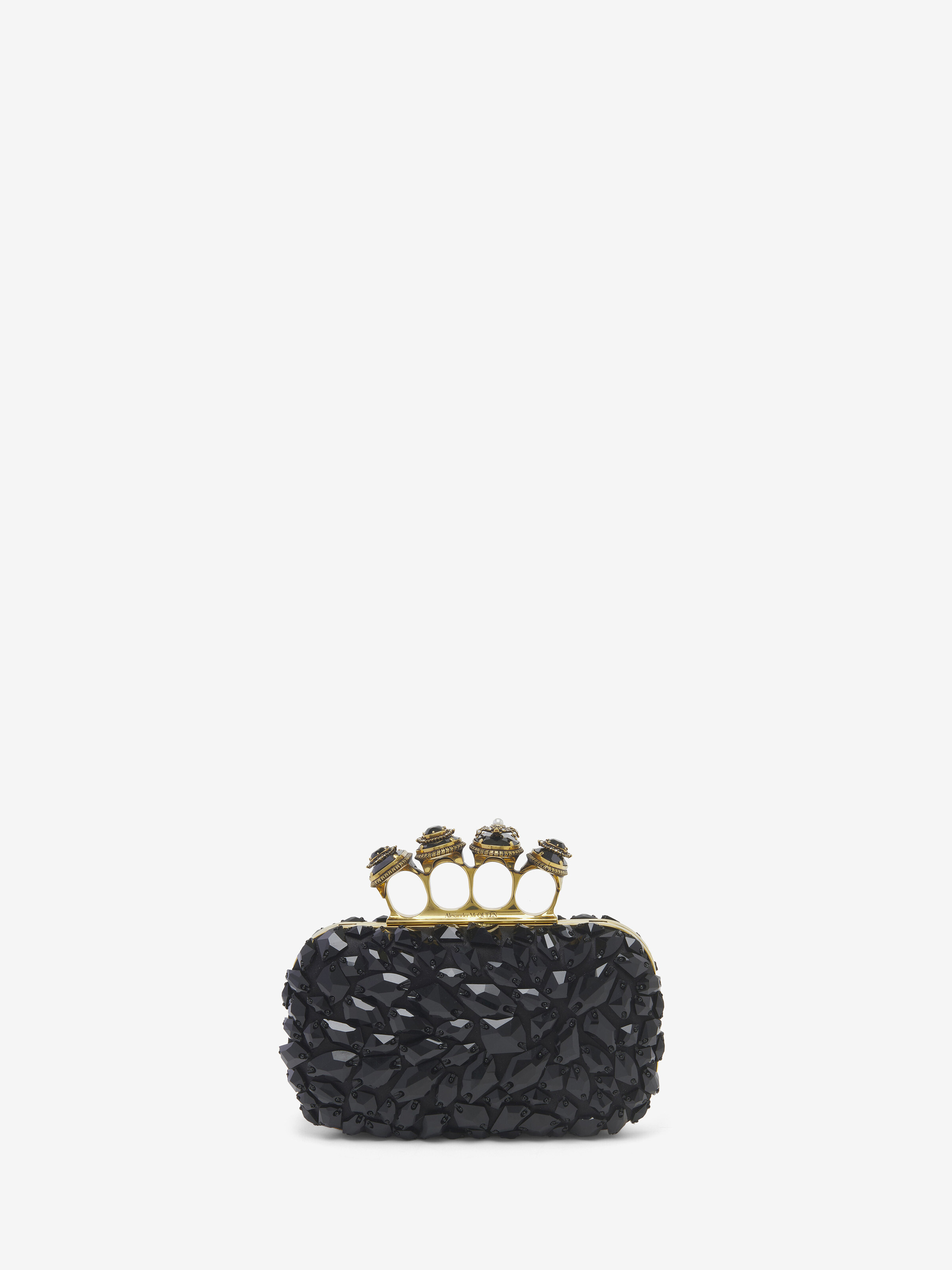 Spider Jewelled Knuckle Clutch