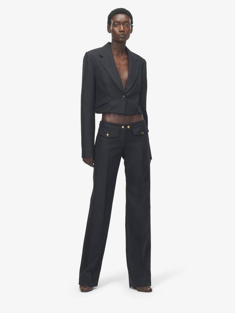 Straight Leg Trousers | Alexander McQueen - image 2