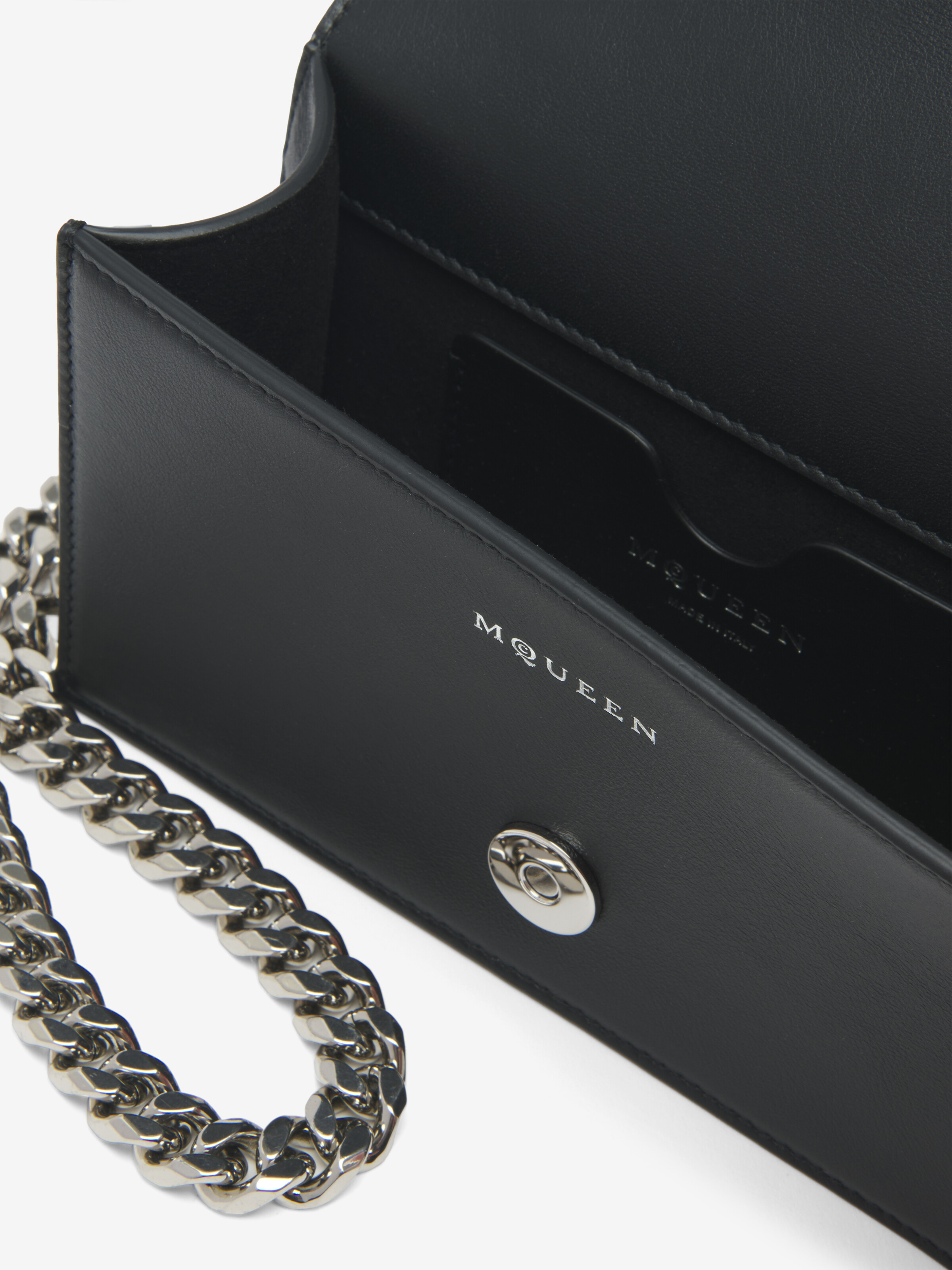 Women's Mini Jewelled Satchel in Black in Calf Leather | Alexander McQueen - image 4