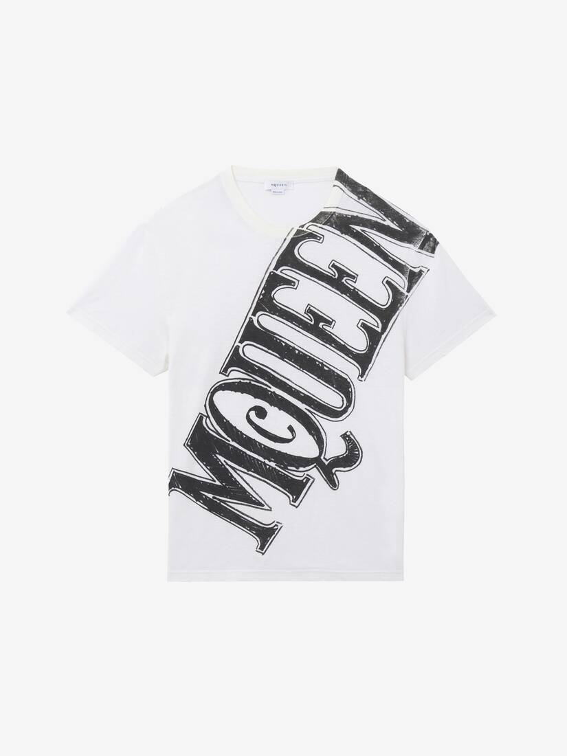 Sketch Logo Print T-shirt | Alexander McQueen - image 1