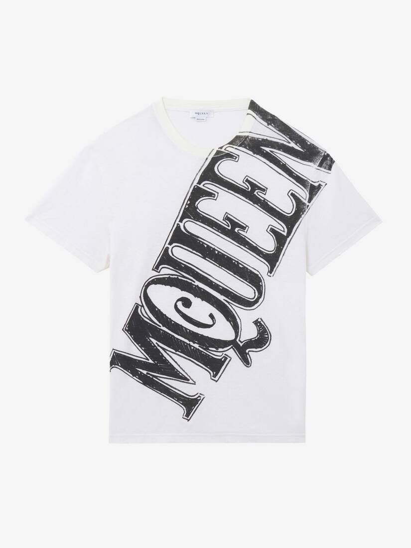 Sketch Logo Print T-shirt | Alexander McQueen - image 1