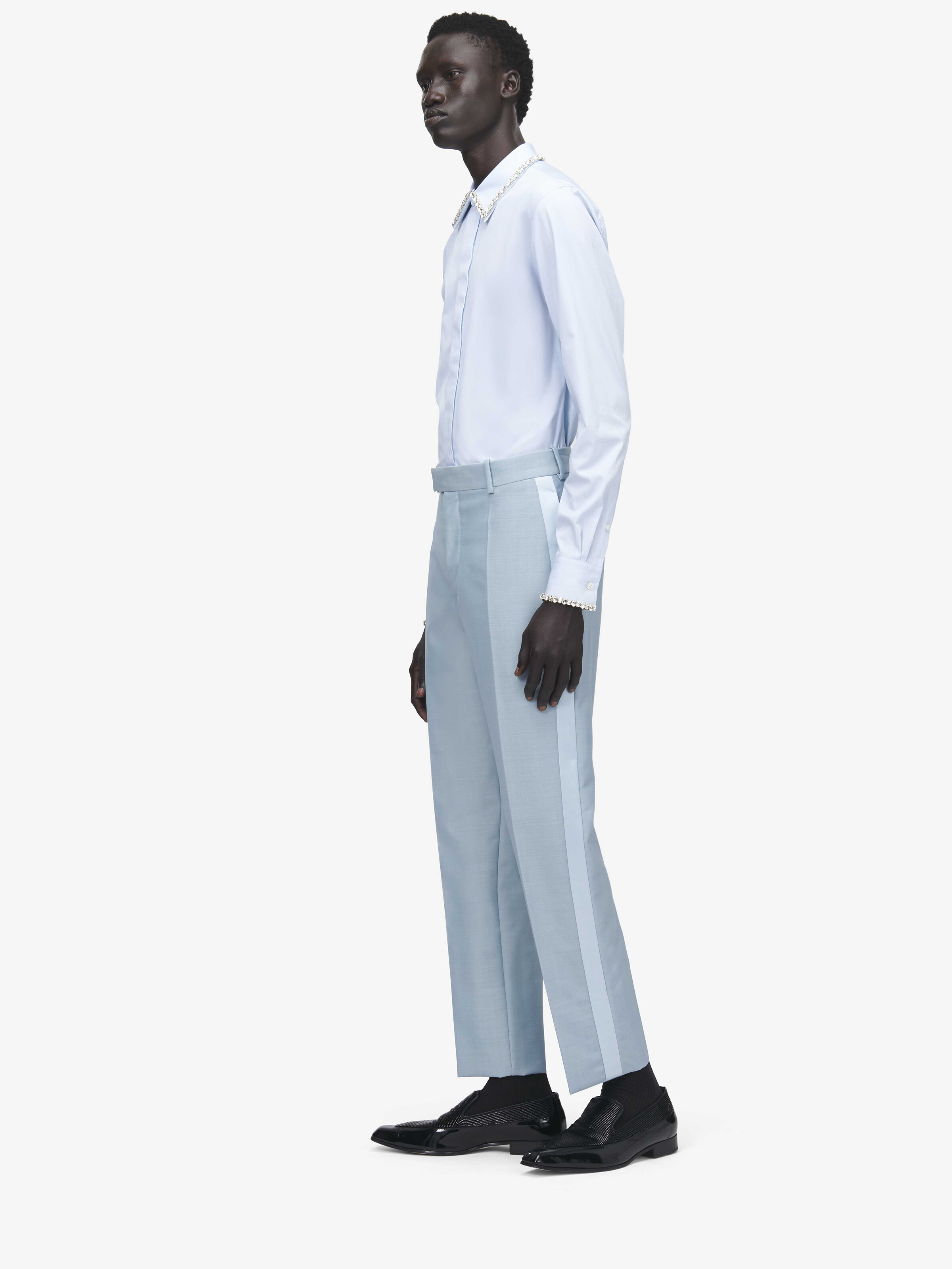 Pantalon de Smoking en Laine Mohair