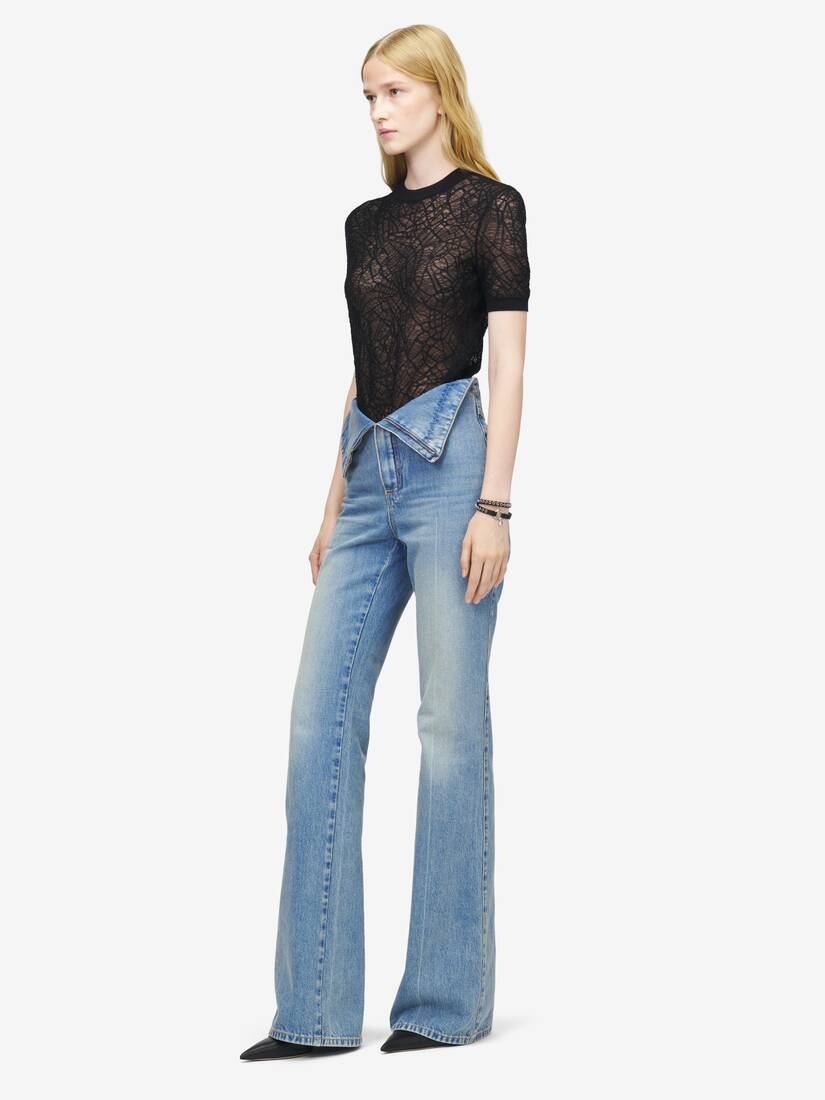 Jeans mit umgeschlagener Taille | Alexander McQueen - image 3