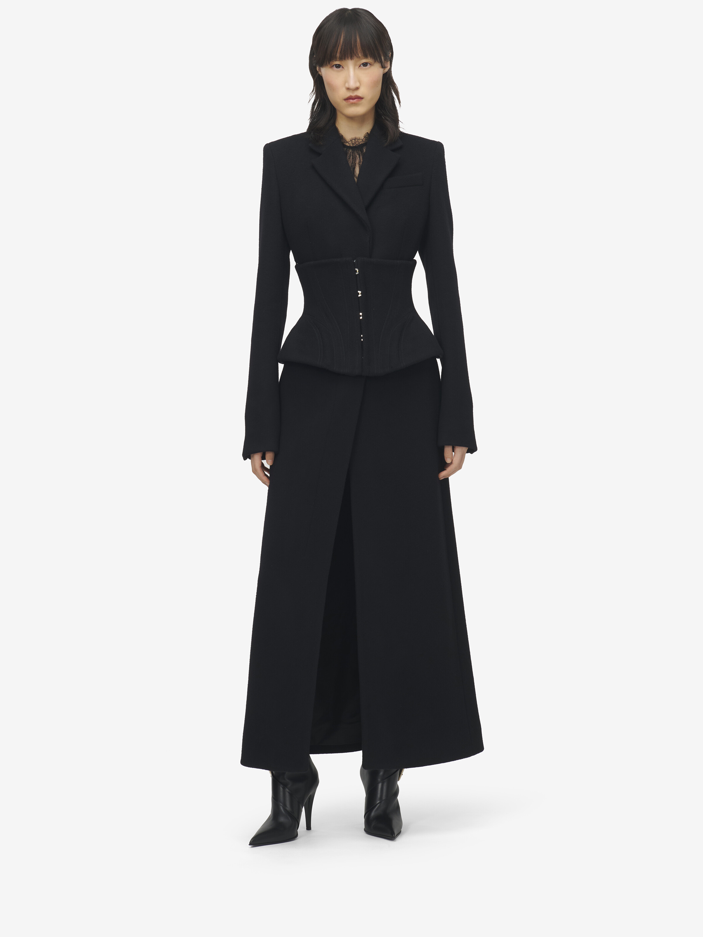 Wool Cashmere Long Coat